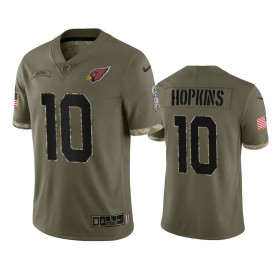 Tröjor Arizona Cardinals DeAndre Hopkins 10 Olive 2022 Salute To Service Limited - Män